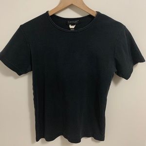 Vintage Karen Kane black ribbed tee